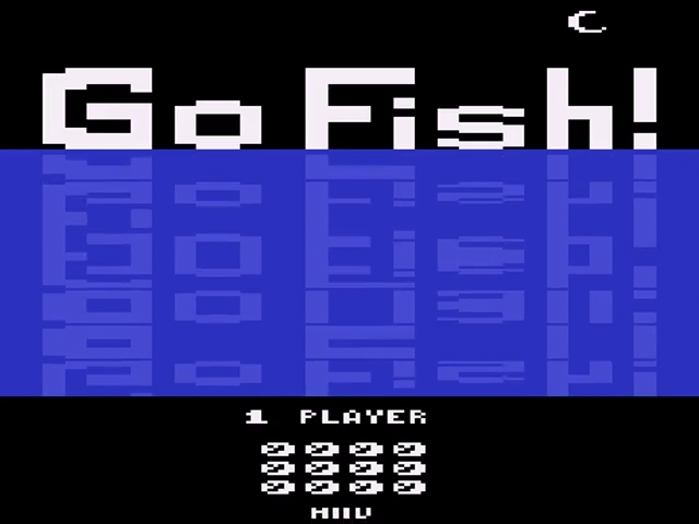 Go Fish (Homebrew) — Title screen